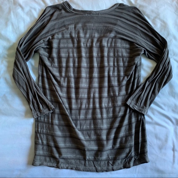 James Perse Striped Long Sleeve Tee - Picture 2 of 8